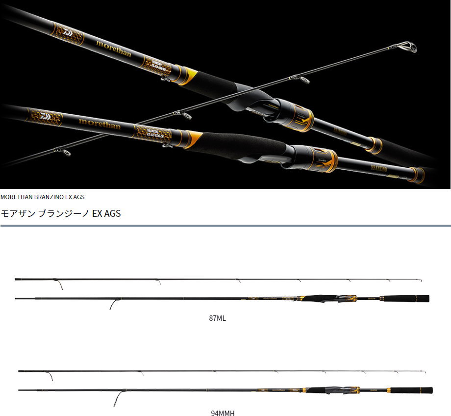 ダイワ　モアザンブランジーノ EX AGS 97ML/M DAIWA（ダイワ） モアザン ブランジーノ EX AGS 97ML/M : フィッシング