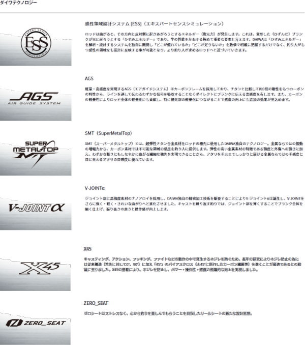 DAIWA（釣り） ダイワ 極鋭 LG 73H-180 : フィッシング カンパイ