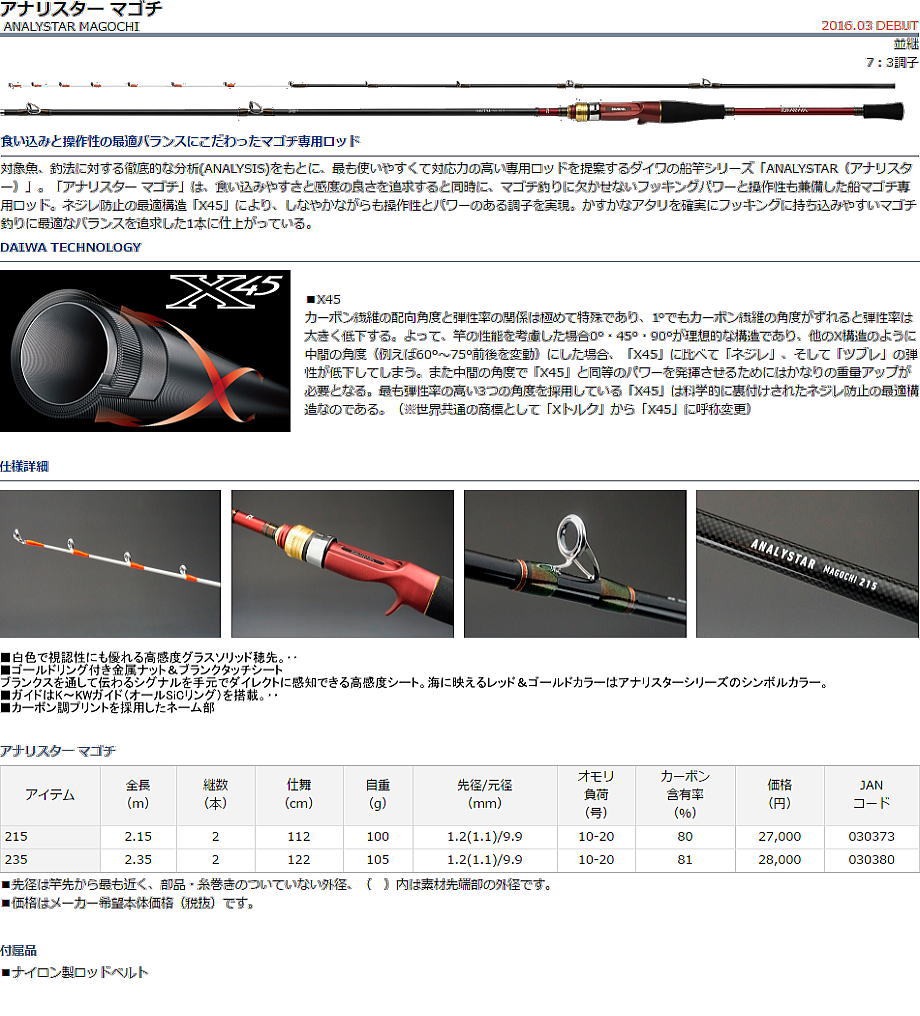 DAIWA（ダイワ） アナリスターマゴチ 235 : フィッシング カンパイ