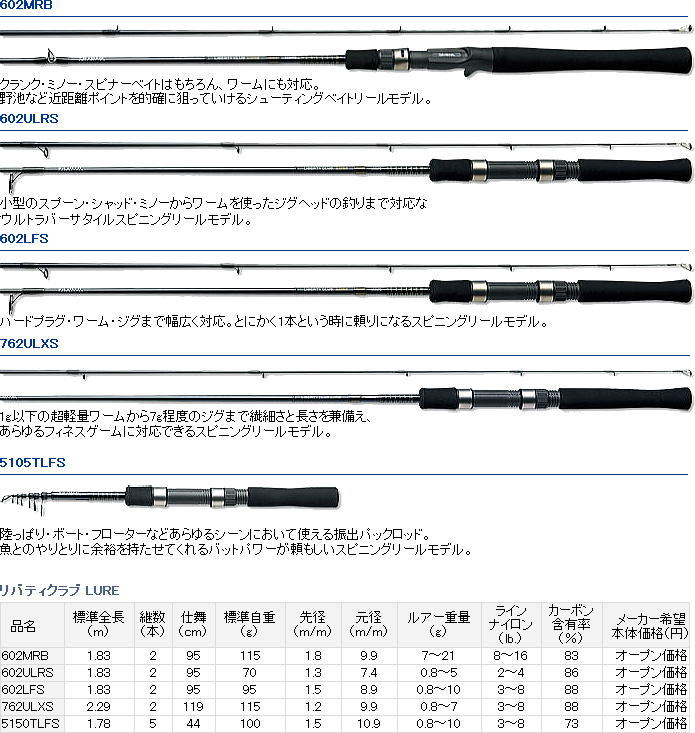DAIWA（ダイワ） リバティクラブルアー 5105TLFS : フィッシング