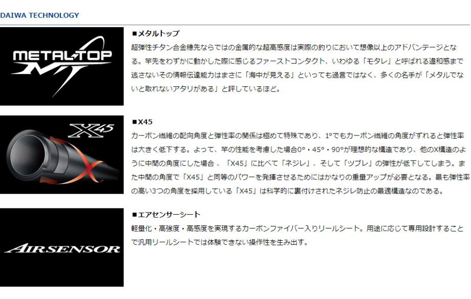 DAIWA（ダイワ） メタリア ビシアジ M-190 : フィッシング カンパイ