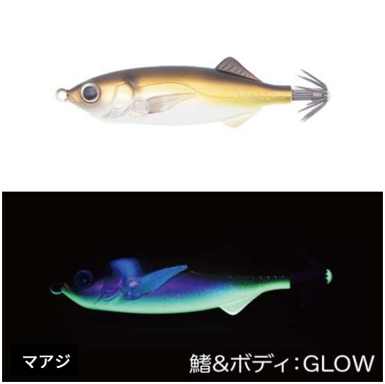 Gamakatsu（がまかつ） ジークラック/GEECRACK 鯵助 60mm イカメタル
