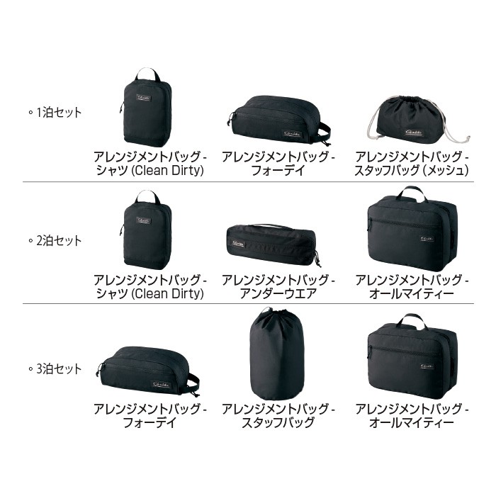 がまかつ/Gamakatsu アレンジメントバッグ 3泊セット GM-2509 
