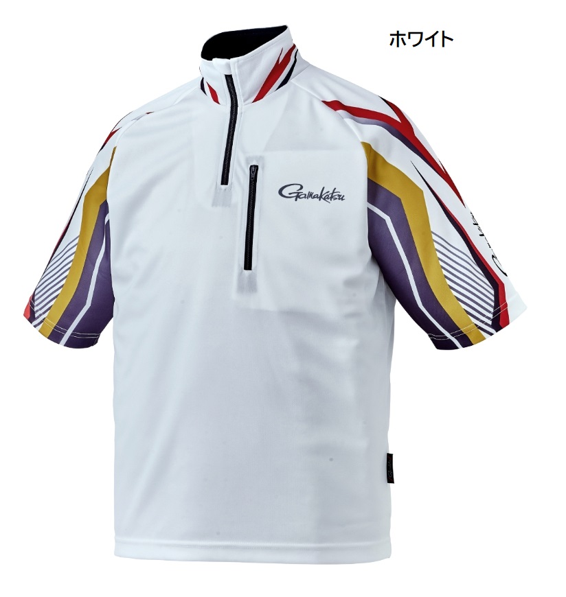 がまかつ Gamakatsu 2WAYプリントジップシャツ(半袖) GM3699 フィッシングギア・...