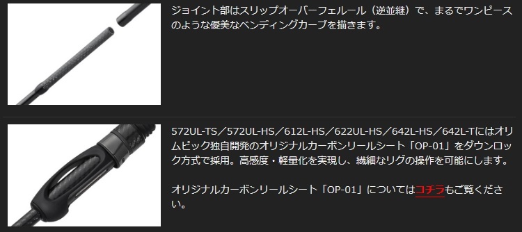 (2023年新製品・予約)オリムピック/Olympic 23コルト 23GCORS-572UL-TS アジングロッド CORTO アジ・メバル  ライトゲーム