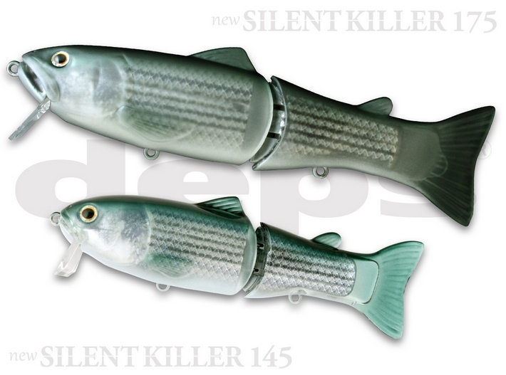 デプス/deps サイレントキラー 145 SILENTKILLER ＃16ラージマウス ビッグベイト、バスルアー 弱波動、ソフトサウンド・コンセプト  (定形外郵便対応)