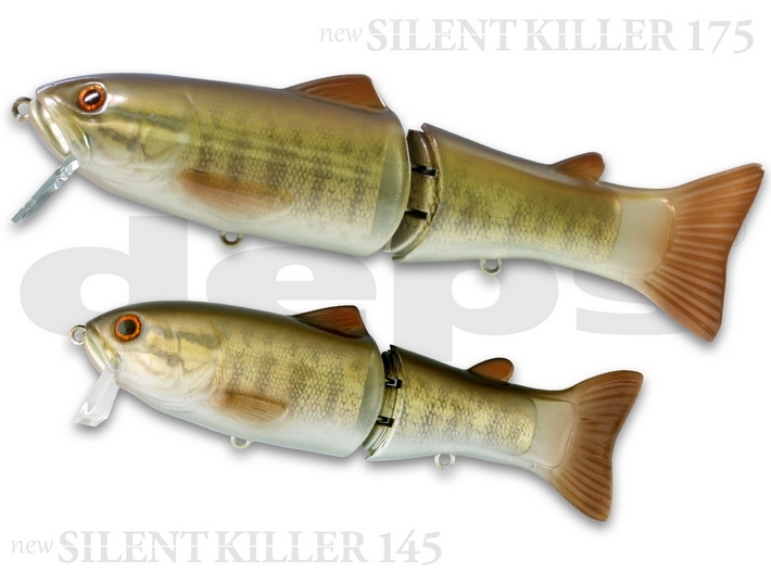 デプス/deps サイレントキラー 145 SILENTKILLER ＃16ラージマウス ビッグベイト、バスルアー 弱波動、ソフトサウンド・コンセプト  (定形外郵便対応)