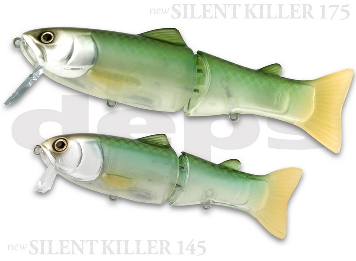 デプス/deps サイレントキラー 145 SILENTKILLER ＃16ラージマウス ビッグベイト、バスルアー 弱波動、ソフトサウンド・コンセプト  (定形外郵便対応)