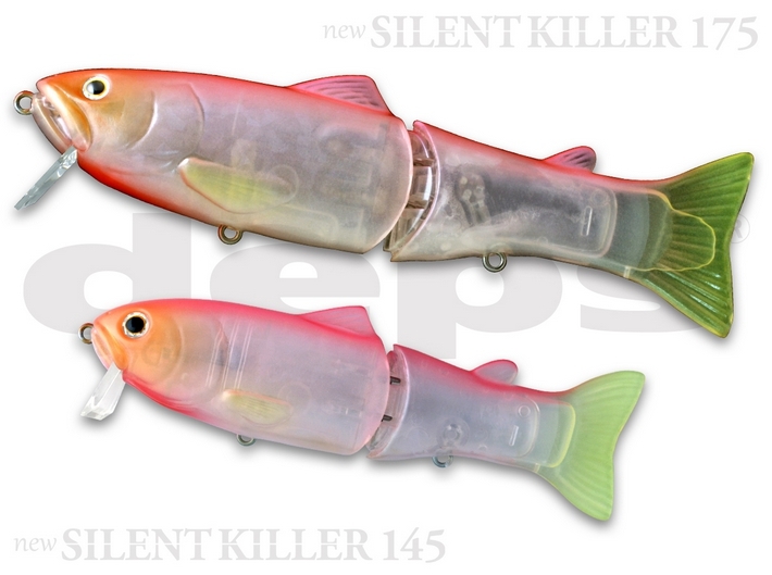 デプス/deps サイレントキラー 145 SILENTKILLER ＃16ラージマウス ビッグベイト、バスルアー 弱波動、ソフトサウンド・コンセプト  (定形外郵便対応)