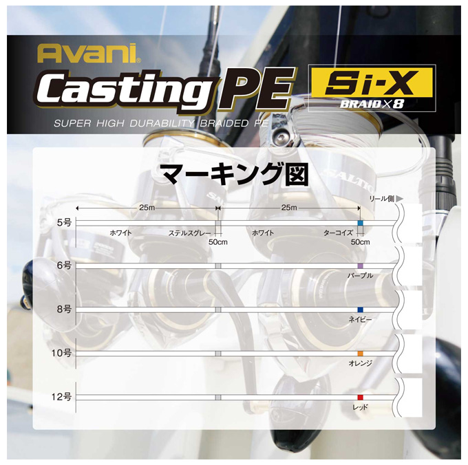 VARIVAS（バリバス） 【取り寄せ商品】 アバニ キャスティングPE Si-X