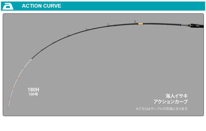 取り寄せ商品】 アルファタックル 海人 イサキ (180H) (船竿・ロッド