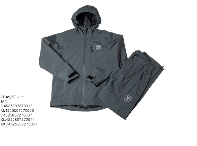RFジャケット上下 ジャッカル　XLサイズ　収納ポーチ付き JACKALL JACKALL(ジャッカル) '24 RFジャケットセットアップ(上下