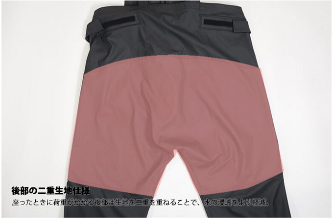 ジャッカル JACKALL オフショアハイドロビブ　ブラック Ｍサイズ OFFSHORE HYDRO JACKET & BIB/オフショアハイドロジャケット＆ビブ