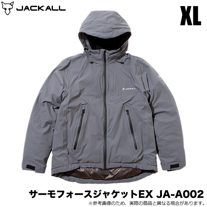 ジャッカル JA-A002 サーモフォースジャケットEX XL グレー JACKALL（ジャッカル） サーモフォースジャケットEX JA-A002 (グレー