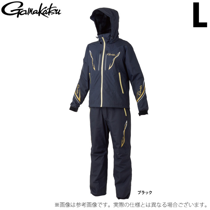 Gamakatsu オールウェザースーツ(上下セット)&ベスト Gamakatsu（がまかつ） 【取り寄せ商品】 GM3659 (Lサイズ) スーパー