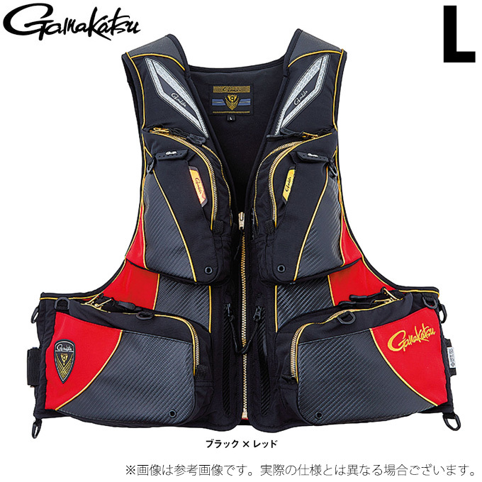 Gamakatsu（がまかつ） 【取り寄せ商品】 GM2192 (ブラック/レッド) (L