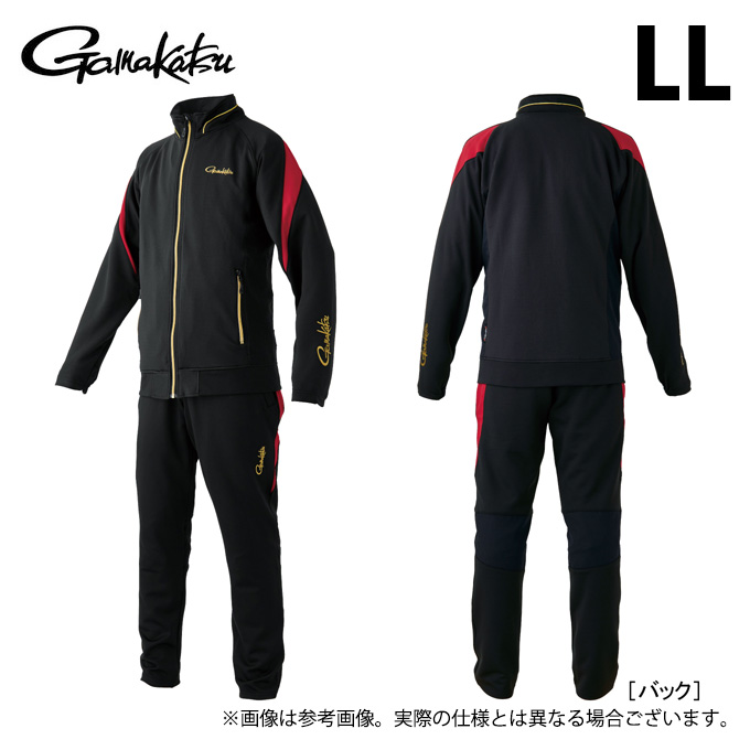がまかつ(Gamakatsu) ライトクールスウェットスーツ ブラックレッド S 4549018749274.jpg