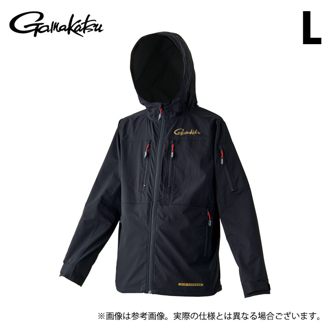 がまかつ。ウインドブレーカー？ Gamakatsu（がまかつ） 【取り寄せ商品】 GM3739 L／ブラック