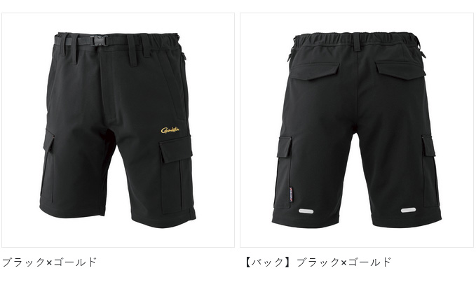 MB LIMITED フィッシングショーツ by KAJI Gamakatsu（がまかつ） 【取り寄せ商品】 GM3771 (L／ブラック