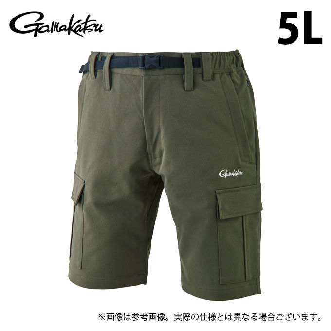 がまかつフィッシングショーツ（カーゴタイプ）GM-3771オリーブドラブ5L Gamakatsu（がまかつ） 【取り寄せ商品】 GM3771 (5L／オリーブドラブ