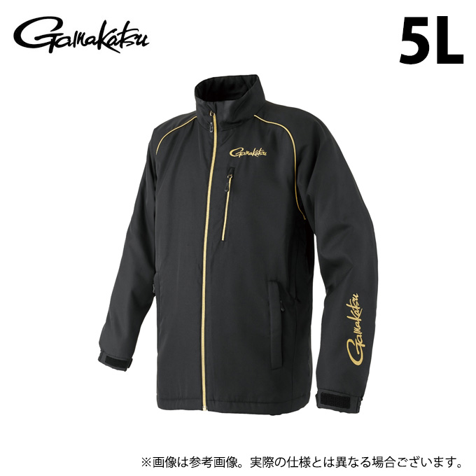 Gamakatsu☆ジャケット黒 Gamakatsu（がまかつ） 【取り寄せ商品】 GM3795 (ブラック×ゴールド