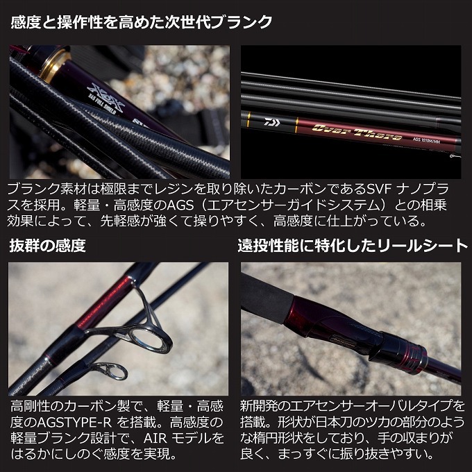 DAIWA（釣り） ダイワ 21 オーバーゼア AGS 1010M／MH (2021年