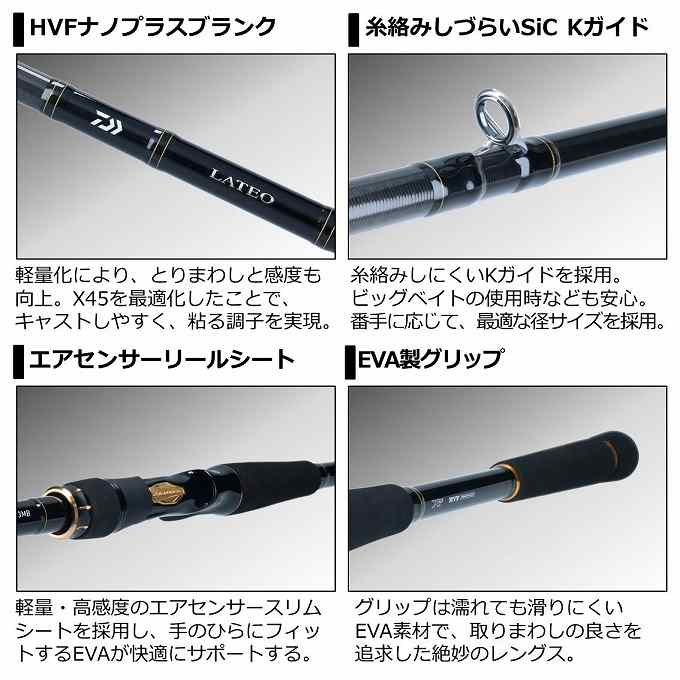 DAIWA（釣り） ダイワ ラテオ 96M・Q ／シーバスロッド
