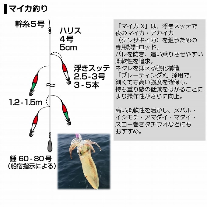 DAIWA（釣り） 【取り寄せ商品】 ダイワ 21 マイカ X 180・R (2021年