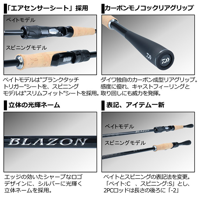 ダイワ 21 ブレイゾン S67ML-2 DAIWA（釣り） 【目玉商品】ダイワ 21 ブレイゾン S67ML-2 (2021