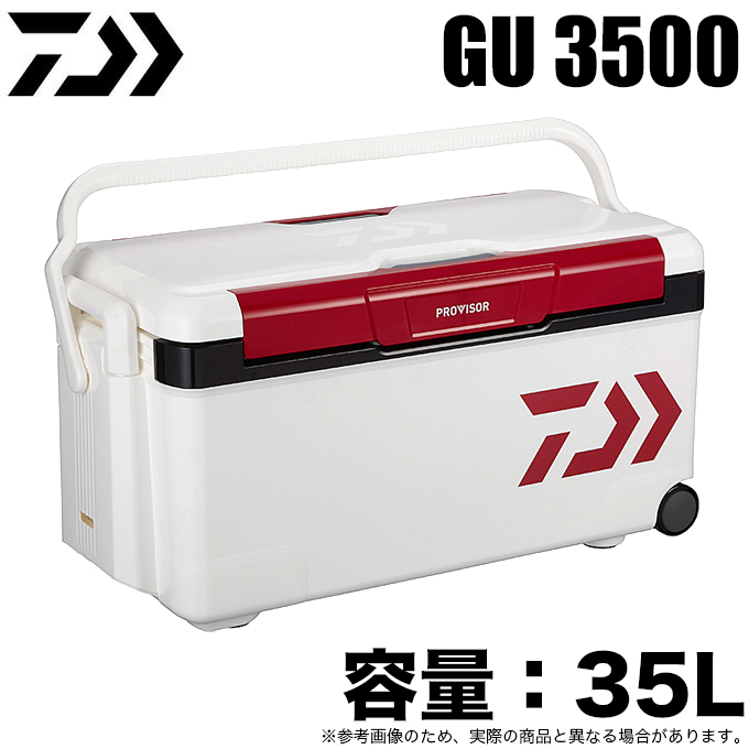【目玉商品】ダイワ クーラーボックス プロバイザートランクHD II GU 3500 (容量：35L /カラー：レッド) /(7)