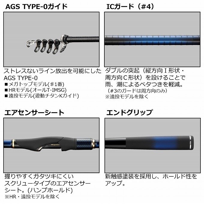 最終値下げ17メガティス1.75-50　釣具　竿　 ダイワ メガディス AGS 1.75-50・N[21年モデル] - 釣具のポイント