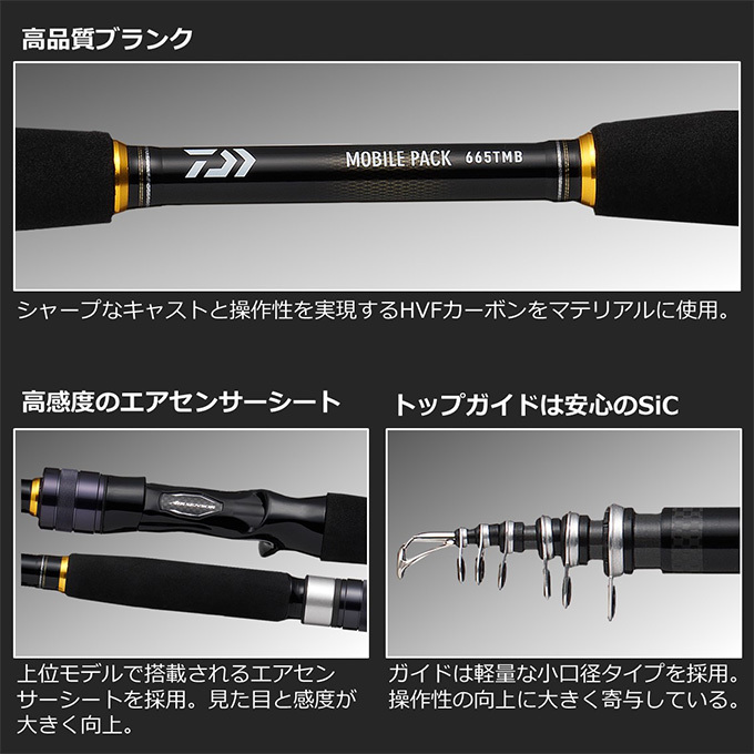 22MOBILE PACK 22モバイルパック 965TMH DAIWA（ダイワ） 22 モバイルパック 965TMH (2022年モデル) スピニング