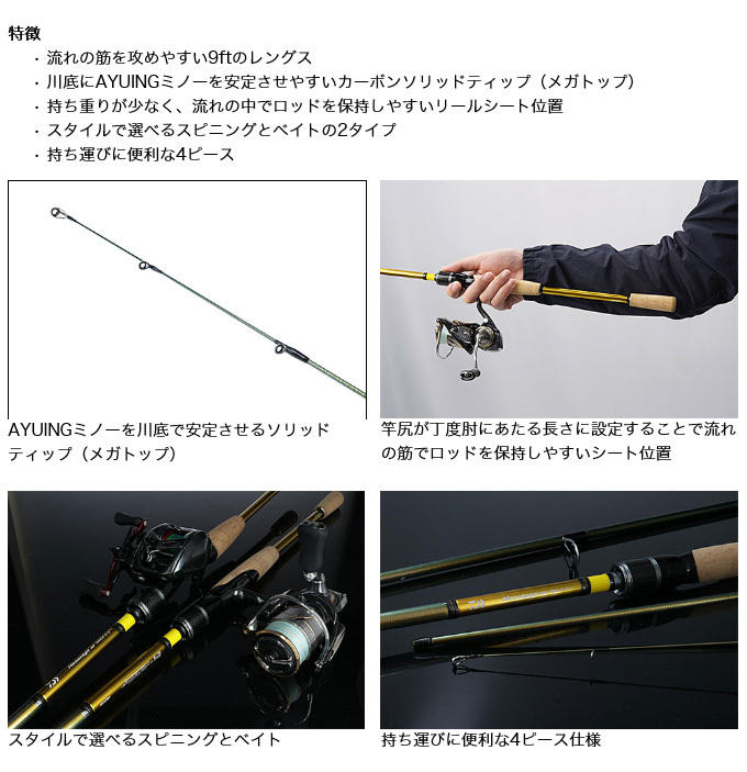 DAIWA（ダイワ） ネオステージ AY (90MLS-4・S) /スピニングモデル
