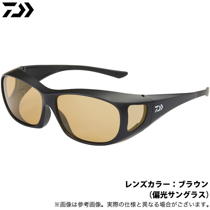 ダイワ 調光偏光レンズオーバーグラス DO-8322H ブラウン (偏光サングラス／2022年モデル) /(5)