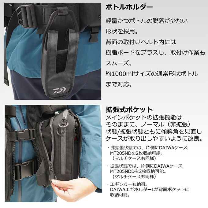 ダイワ　ゲームベスト　シーバス Amazon | ダイワ(DAIWA) フローティングベスト DF－4023
