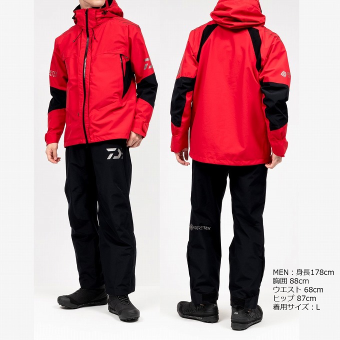 じ*ち様 ‼️限定値下げ中‼️ダイワゴアテックス　DR-1823 サイズXL 新 DAIWA（ダイワ） 【取り寄せ商品】 DR-1823 (ブラック／2XL