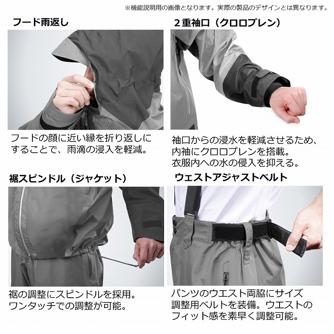 DAIWA（ダイワ） DW-1823 (ブラック／L) ゴアテックス プロダクト