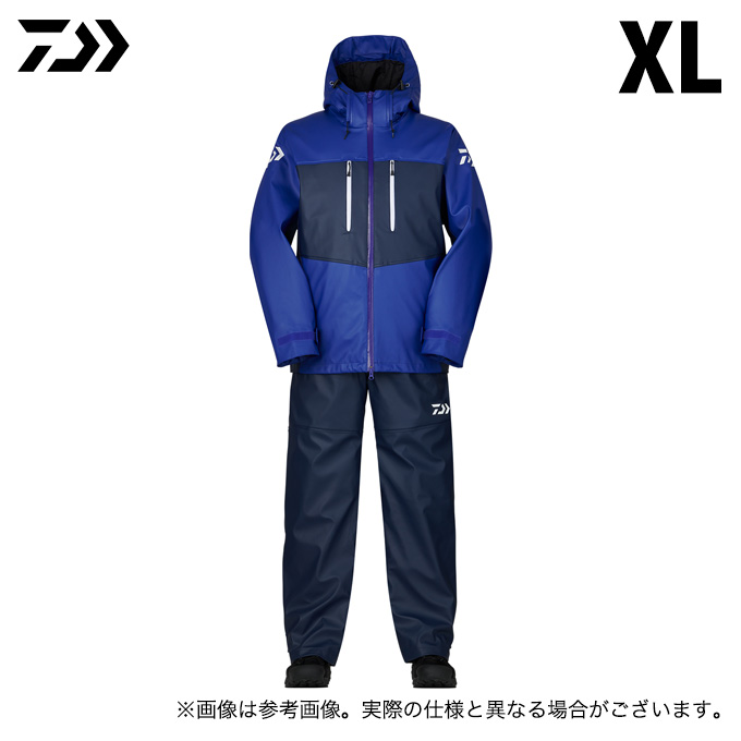 ダイワ DW-6023 (ブルー／XL) PUオーシャンサロペットウインタースーツ (防寒着・フィッシングウェア／2023年秋冬モデル) /23AW  /(5)