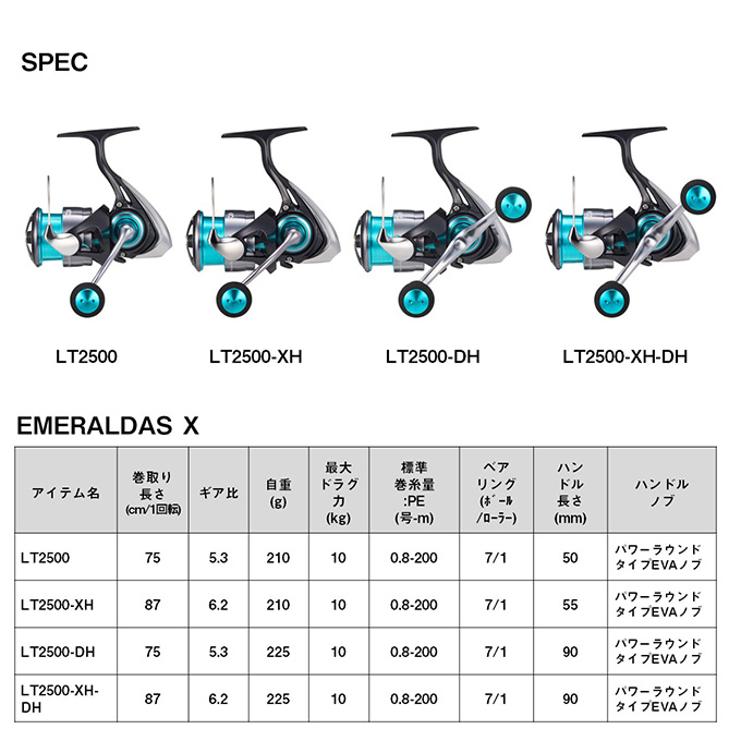 DAIWA（ダイワ） 【目玉商品】ダイワ 24 エメラルダス X LT2500-DH