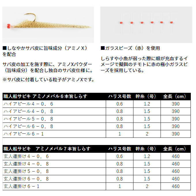 DAIWA（ダイワ） (8)【目玉商品】ダイワ 職人船サビキ アミノメバル 6