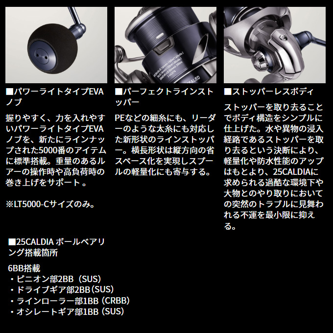 21カルディアLT2500S-XH 詳細インプレ - Ｋのフィッシングちゃんねるブログ