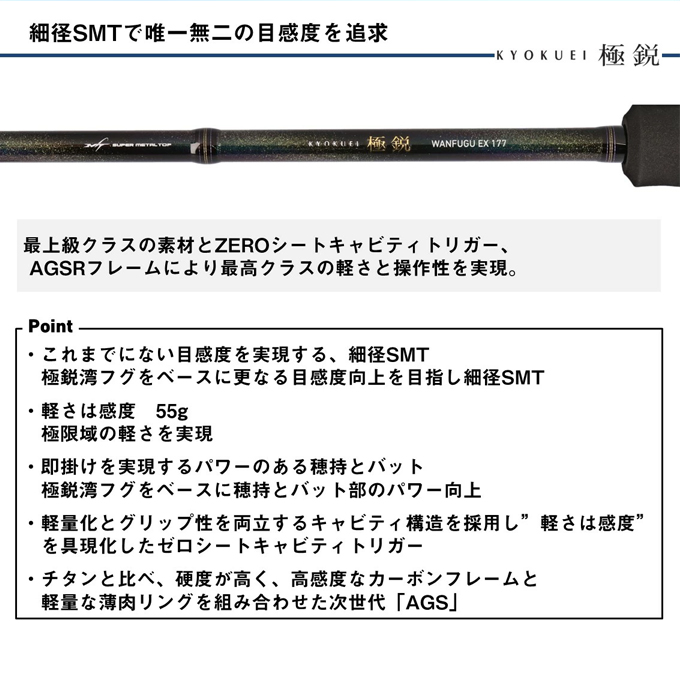 DAIWA（ダイワ） 【目玉商品】ダイワ 極鋭湾フグ EX 177 (船竿) 2024年