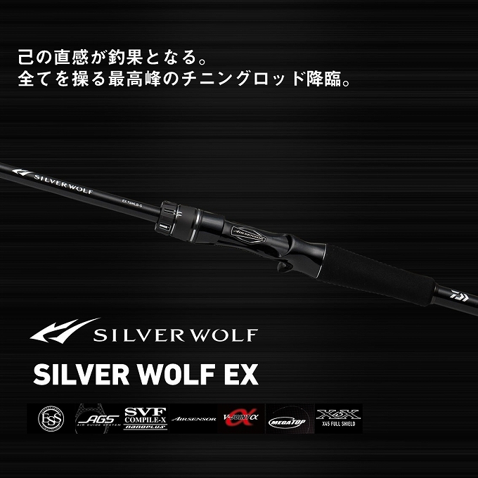 DAIWA（ダイワ） 25 シルバーウルフ EX 72MLB-S (チニングロッド