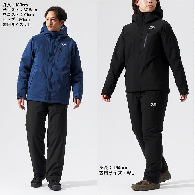 DAIWA（ダイワ） DW-3524 (ブラック／L) レインマックス(R) ウィンター