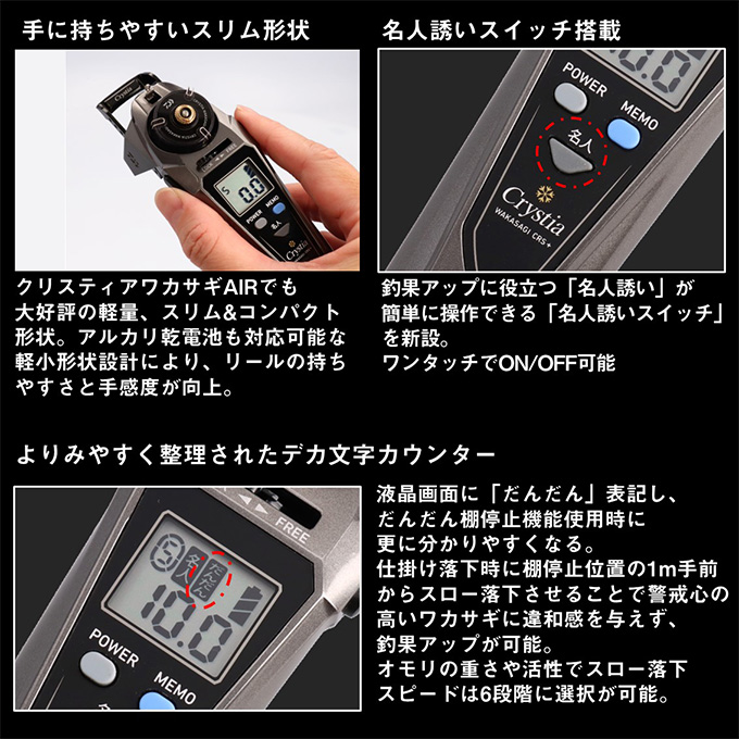 DAIWA（ダイワ） 24 クリスティア ワカサギ CRS+ ガンメタ (2024年