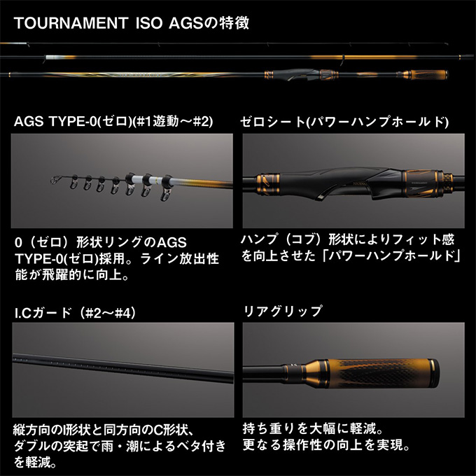 DAIWA（ダイワ） 24 トーナメント 磯 AGS H-53 (磯竿) 2025年追加