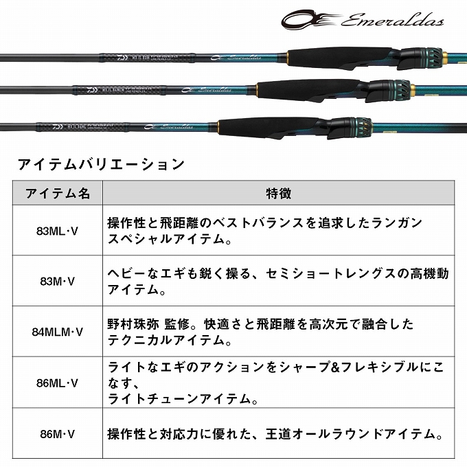 DAIWA（ダイワ） 26 エメラルダス MX IL 86M・V (エギングロッド