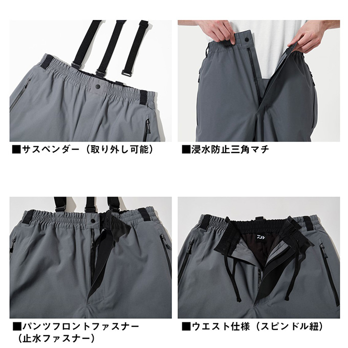 DAIWA（ダイワ） DW-1825 (ブラック／L) ゴアテックス コンビアップ