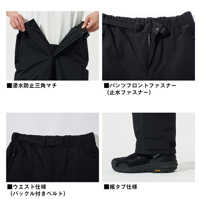 DAIWA（ダイワ） DW-3225 (ブラック／L) レインマックス リビルド