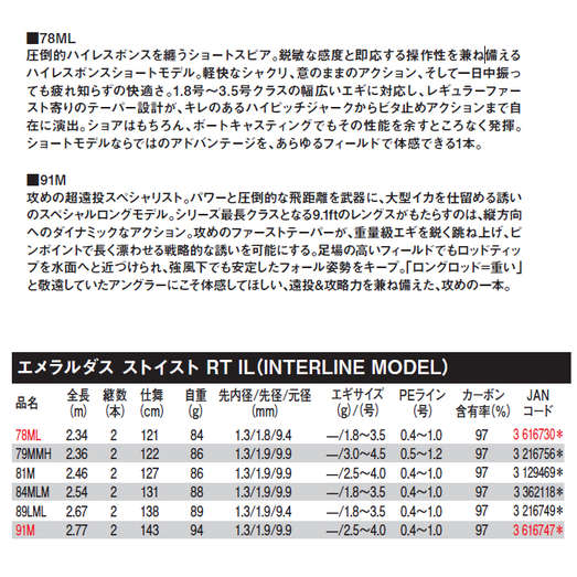 DAIWA（ダイワ） 【予約商品】ダイワ 26 エメラルダス ストイスト